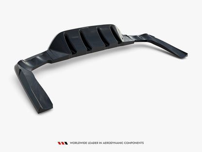 Maxton Design Rear Splitter (Vertical Bars) Mercedes-AMG GLC 43 SUV X253 Facelift