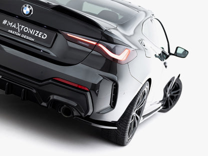 Maxton Design Rear Side Splitters V.7 BMW 4 M-Pack G22 / G23 / G22 Facelift / G23 Facelift
