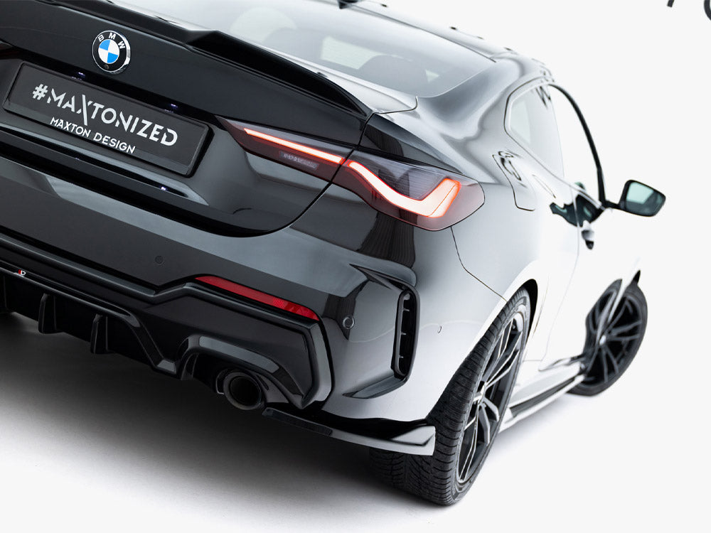 Maxton Design Rear Side Splitters V.8 BMW 4 M-Pack G22 / G23 / G22 Facelift / G23 Facelift