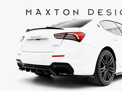 Maxton Design Rear Splitter (Vertical Bars) Maserati Ghibli Modena Mk3 Facelift