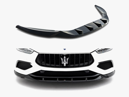 Maxton Design Front Splitter Maserati Ghibli Modena Mk3 Facelift