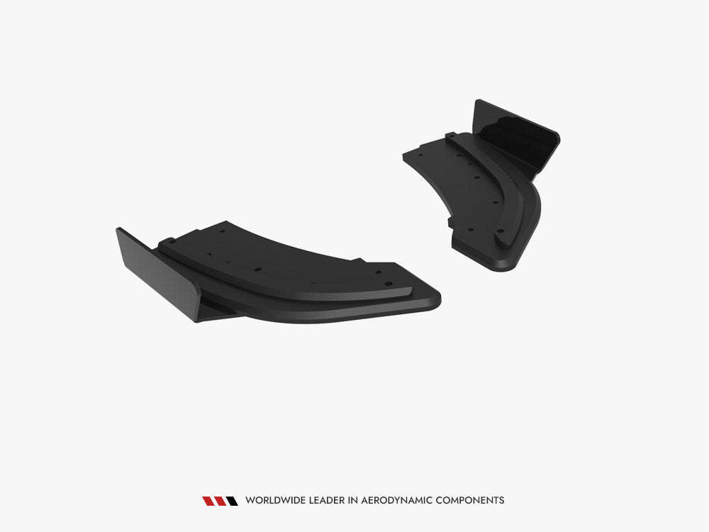 Maxton Design Street PRO Rear Side Splitters + Flaps Mazda 3 MPS Mk1 EU Version