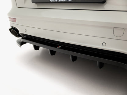 Maxton Design Rear Splitter (Vertical Bars) Porsche Panamera GTS Sport Turismo 971 Facelift