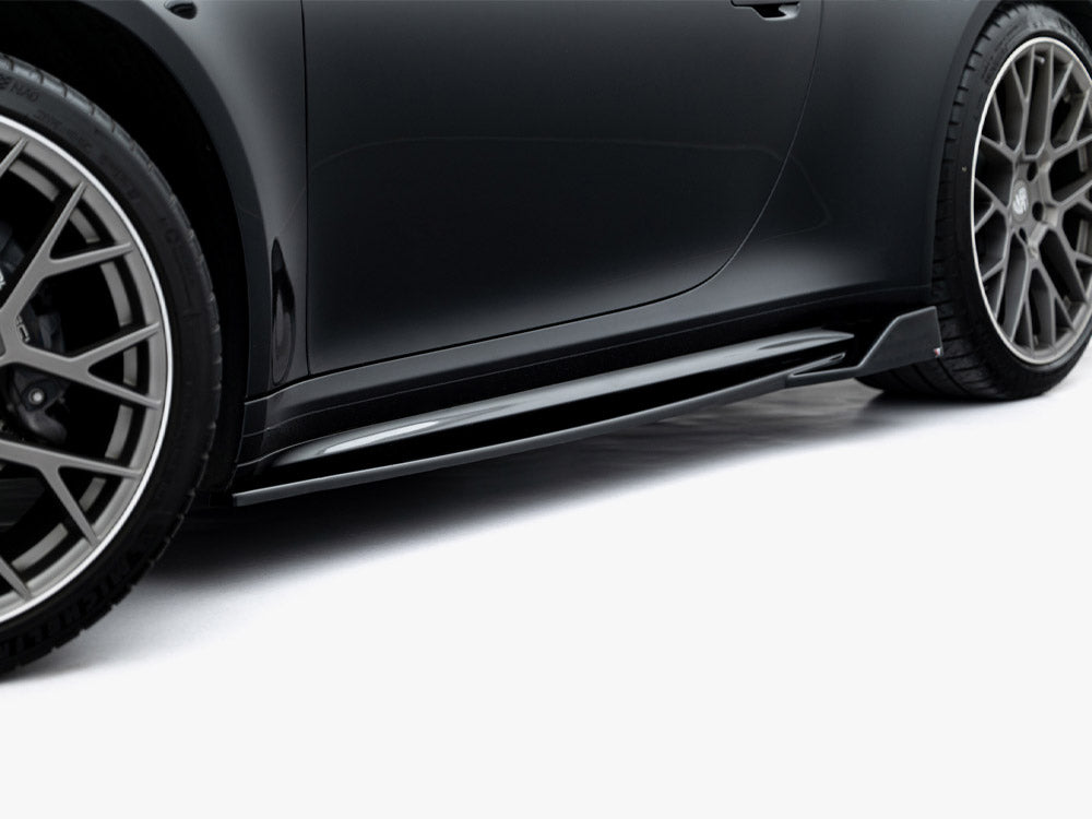 Maxton Design Side Skirts Diffusers V.2 Porsche 911 Carrera Sport Design 992