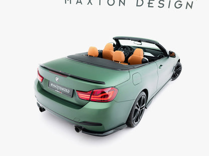 Maxton Design Rear Side Splitters BMW 4 Cabrio / Coupe F33 / F32