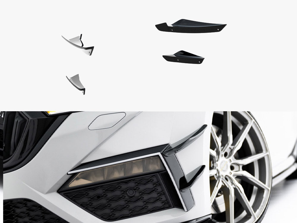 Maxton Design Front Bumper Wings (Canards) Skoda Octavia RS Mk4