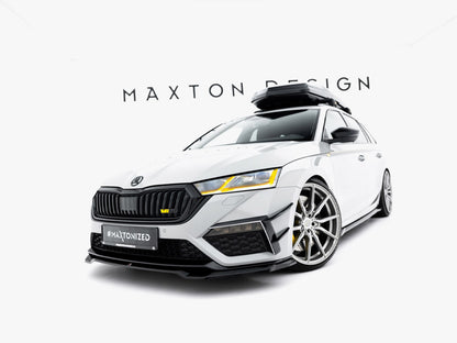 Maxton Design Front Bumper Wings (Canards) Skoda Octavia RS Mk4