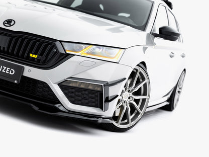 Maxton Design Front Bumper Wings (Canards) Skoda Octavia RS Mk4