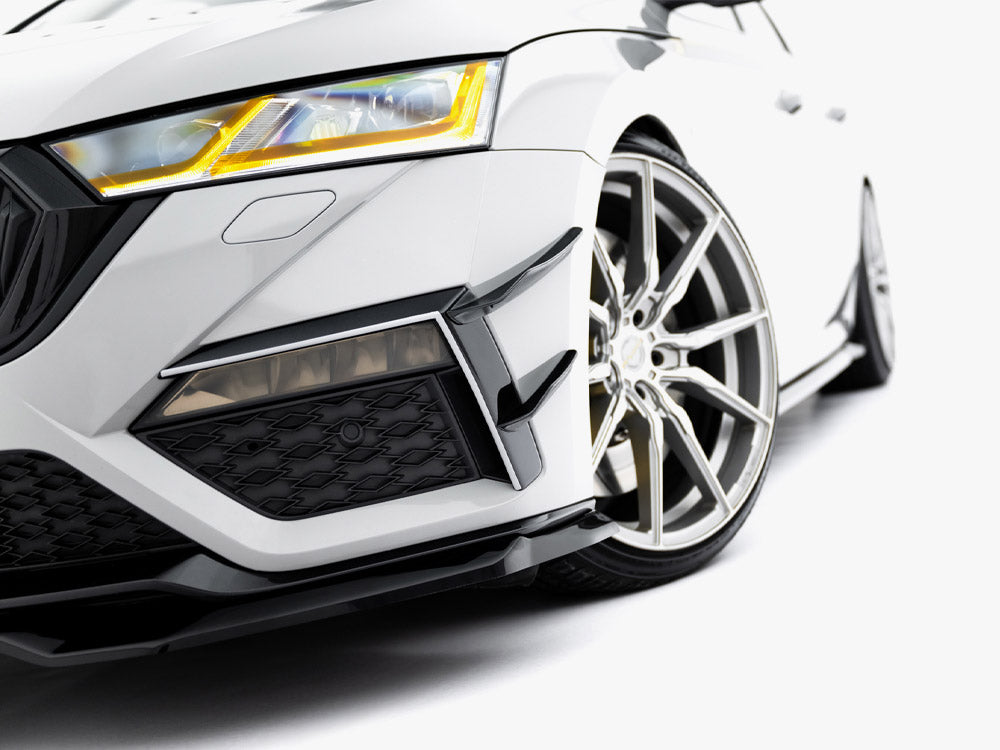 Maxton Design Front Bumper Wings (Canards) Skoda Octavia RS Mk4