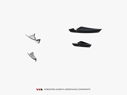 Maxton Design Front Bumper Wings (Canards) Skoda Octavia RS Mk4
