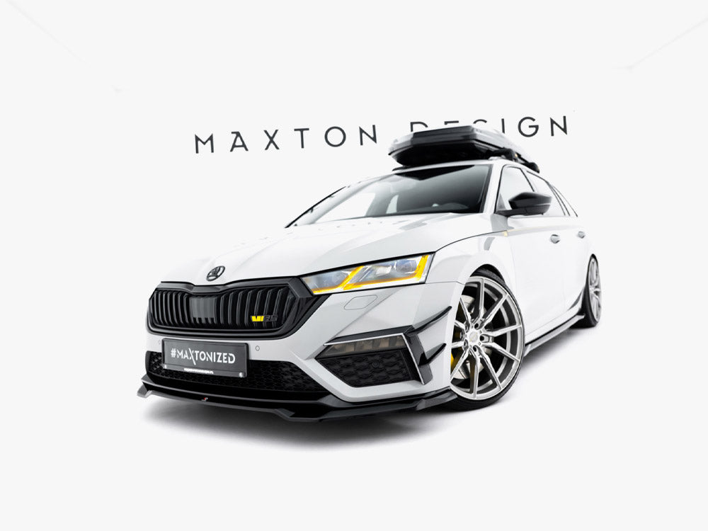 Maxton Design Front Splitter V.4 Skoda Octavia RS Mk 4