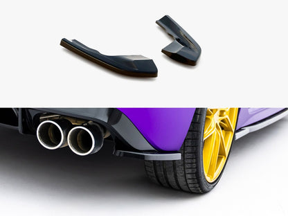 Maxton Design Rear Side Splitters V.1 Volkswagen Golf R Mk8 Facelift