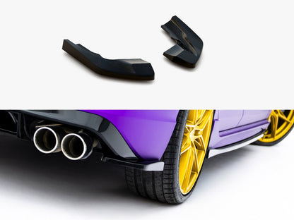 Maxton Design Rear Side Splitters V.2 Volkswagen Golf R Mk8 Facelift