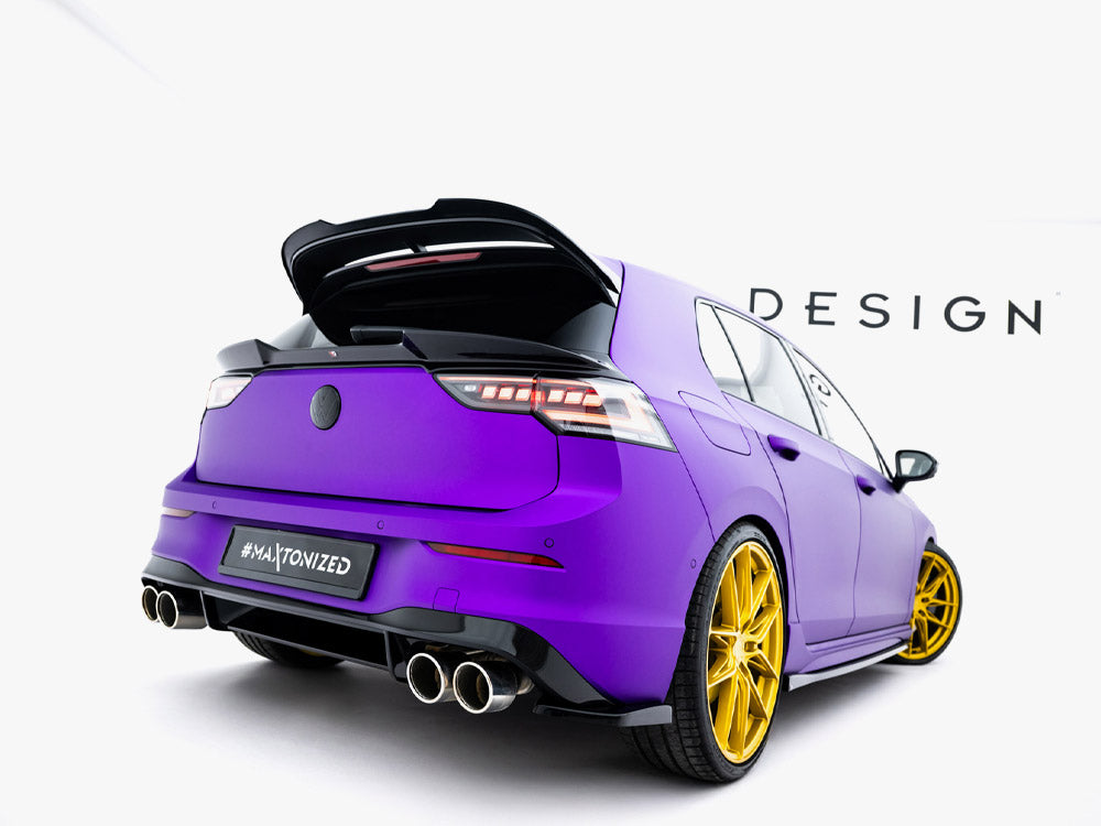 Maxton Design Rear Side Splitters V.2 Volkswagen Golf R Mk8 Facelift