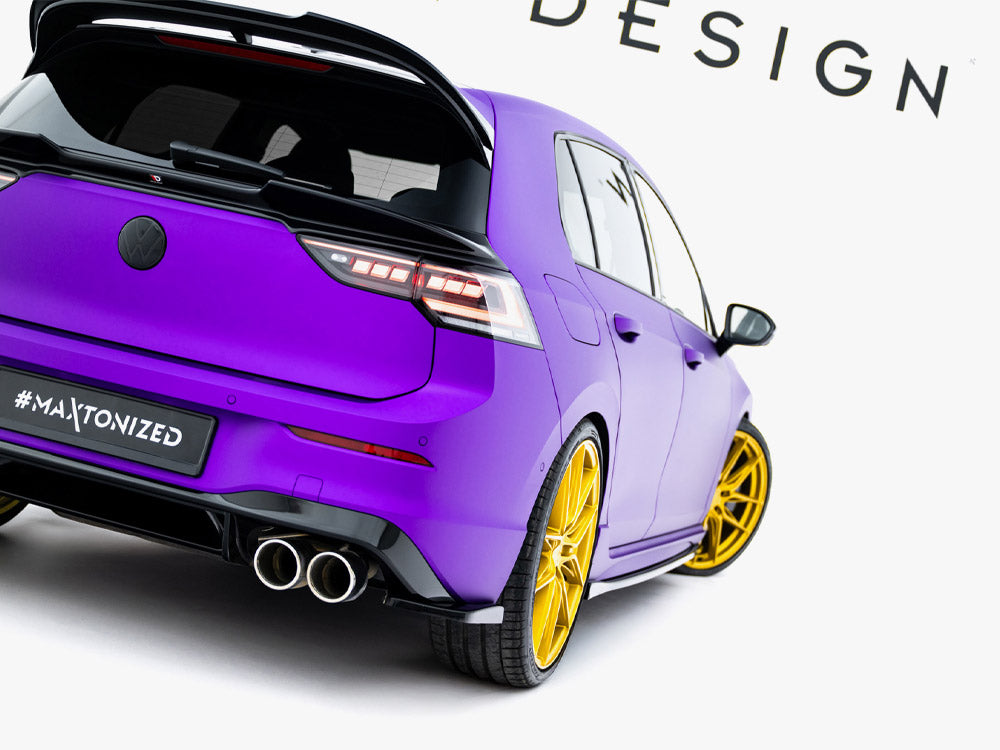 Maxton Design Rear Side Splitters V.2 Volkswagen Golf R Mk8 Facelift