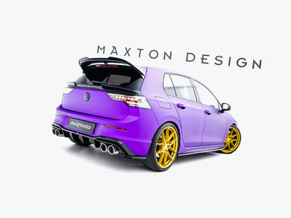 Maxton Design Rear Side Splitters V.4 Volkswagen Golf R Mk8 Facelift