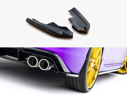 Maxton Design Rear Side Splitters V.4 Volkswagen Golf R Mk8 Facelift