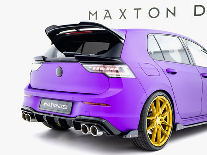 Maxton Design Rear Side Splitters V.6 + Flaps Volkswagen Golf R Mk8 Facelift