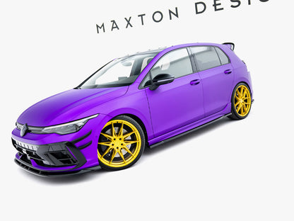 Maxton Design Side Skirts Diffusers V.1 Volkswagen Golf R Mk8 Facelift