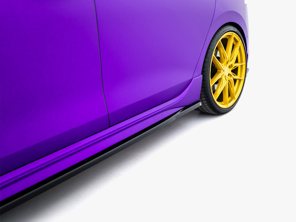 Maxton Design Side Skirts Diffusers V.1 Volkswagen Golf R Mk8 Facelift