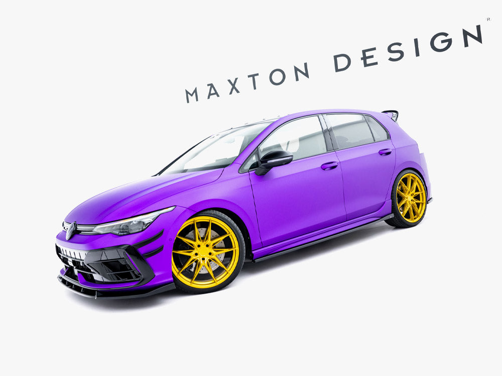 Maxton Design Side Skirts Diffusers V.2 Volkswagen Golf R Mk8 Facelift
