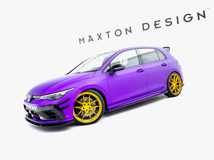 Maxton Design Side Skirts Diffusers V.2 Volkswagen Golf R Mk8 Facelift