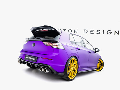 Maxton Design Rear Side Splitters V.6 Volkswagen Golf R Mk8 Facelift