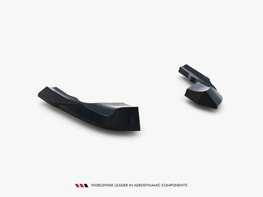 Maxton Design Rear Side Splitters V.8 Volkswagen Golf R Mk8 / Mk8 Facelift