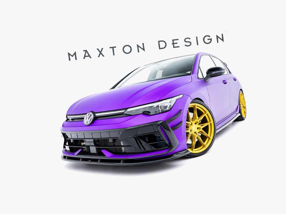 Maxton Design Front Splitter V.2 Volkswagen Golf R Mk8 Facelift