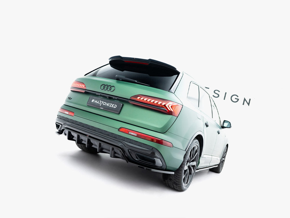 Maxton Design Rear Splitter (Vertical Bars) Audi Q7 S-Line Mk2 Facelift