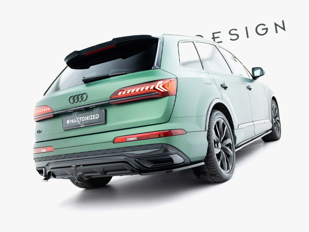 Maxton Design Rear Splitter (Vertical Bars) Audi Q7 S-Line Mk2 Facelift