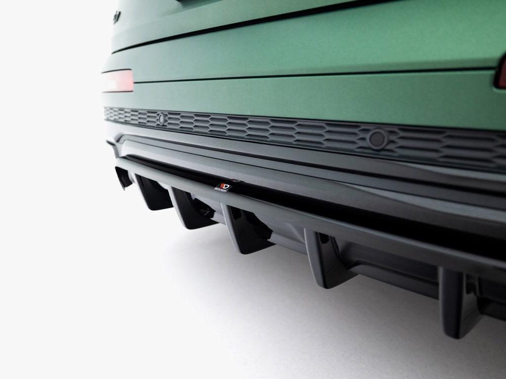 Maxton Design Rear Splitter (Vertical Bars) Audi Q7 S-Line Mk2 Facelift