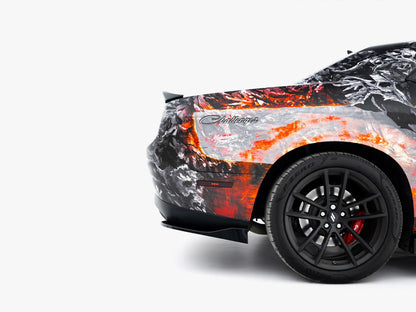 Maxton Design Rear Side Splitters Dodge Challenger GT Mk3 Facelift