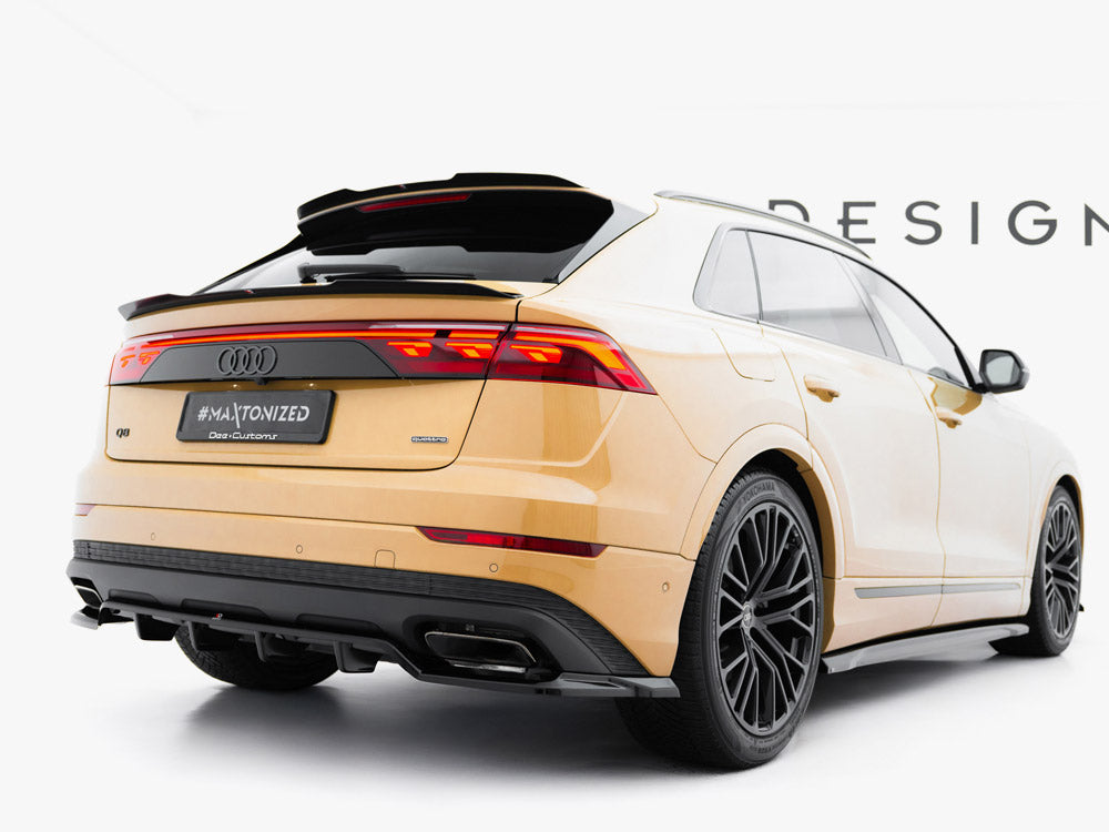 Maxton Design Rear Splitter (Vertical Bars) Audi Q8 Mk1 Facelift