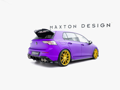 Maxton Design Rear Splitter (Vertical Bars) V.1 Volkswagen Golf R Mk8 / Mk8 Facelift