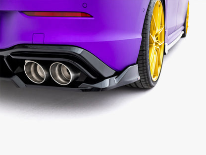 Maxton Design Rear Splitter (Vertical Bars) V.1 Volkswagen Golf R Mk8 / Mk8 Facelift