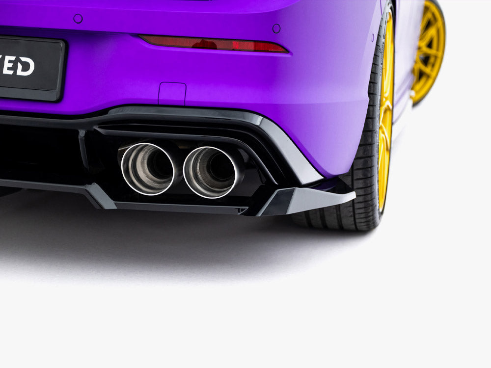 Maxton Design Rear Splitter (Vertical Bars) V.2 Volkswagen Golf R Mk8 / Mk8 Facelift