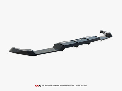 Maxton Design Rear Splitter (Vertical Bars) V.2 Volkswagen Golf R Mk8 / Mk8 Facelift