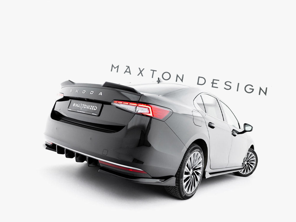 Maxton Design Spoiler CAP 3D Skoda Superb Sedan Mk4