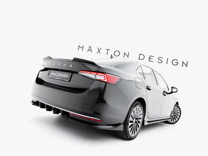 Maxton Design Spoiler CAP 3D Skoda Superb Sedan Mk4