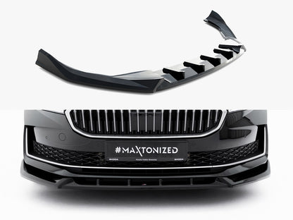 Maxton Design Front Splitter V.2 Skoda Superb Mk4