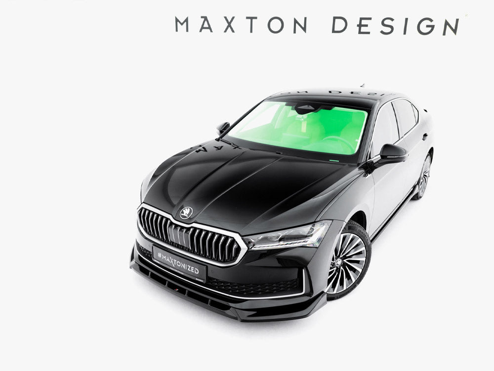 Maxton Design Front Splitter V.2 Skoda Superb Mk4