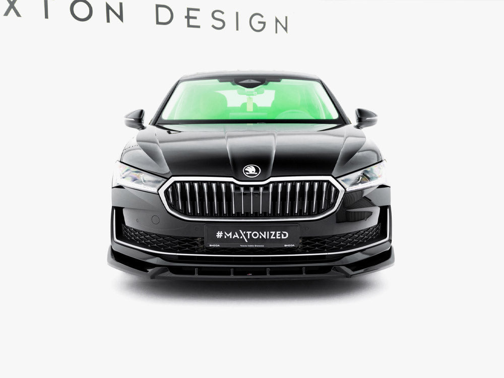 Maxton Design Front Splitter V.2 Skoda Superb Mk4