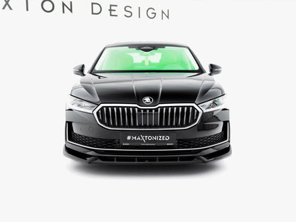 Maxton Design Front Splitter V.2 Skoda Superb Mk4
