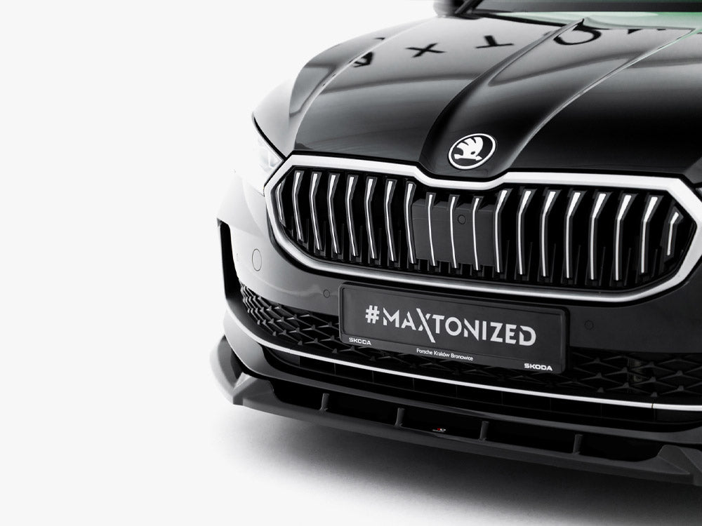Maxton Design Front Splitter V.2 Skoda Superb Mk4