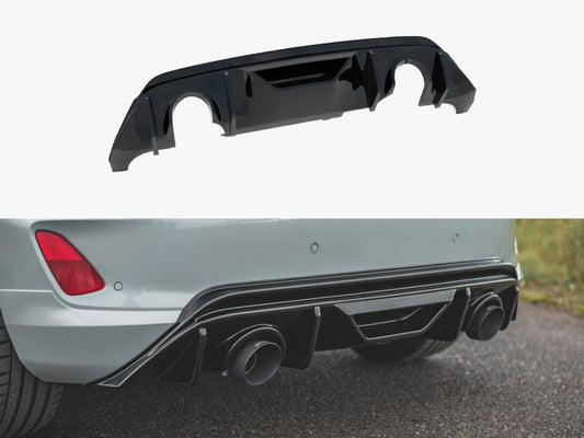 Maxton Design Rear Diffuser + Milltek GPF/OPF BACK Exhaust System - Ford Fiesta Mk8 ST
