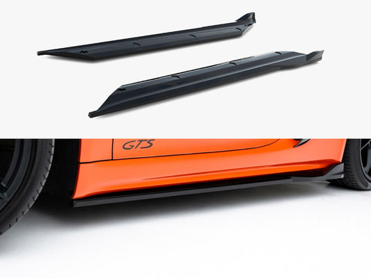 Maxton Design Side Skirts Diffusers V.2 Porsche 718 Cayman GTS 982c