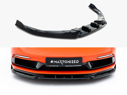 Maxton Design Front Splitter V.3 Porsche 718 Cayman GTS 982c