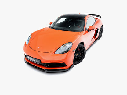 Maxton Design Front Splitter V.3 Porsche 718 Cayman GTS 982c