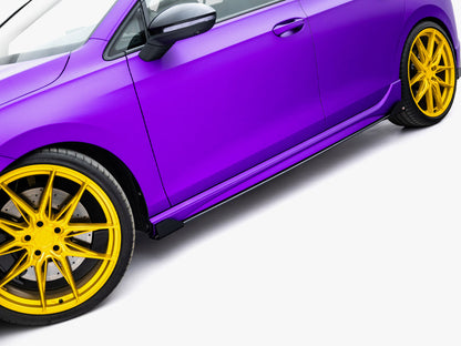 Maxton Design Street PRO Side Skirts Diffusers + Flaps Volkswagen Golf R Mk8 / Mk8 Facelift